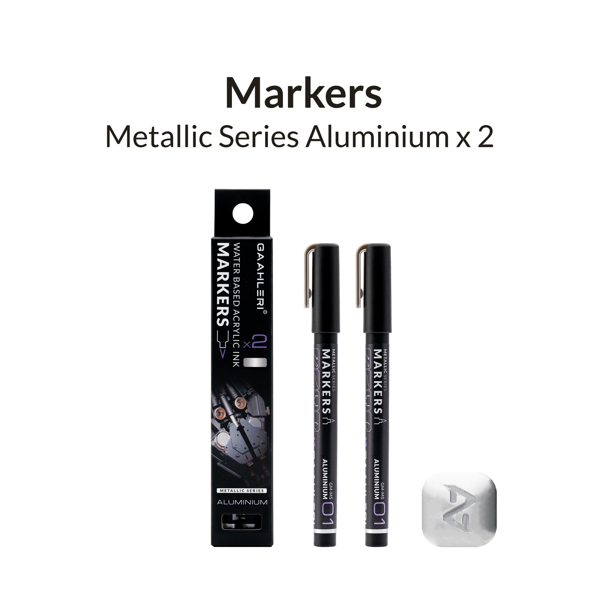 Metallic Series Markers * 2 Aluminum