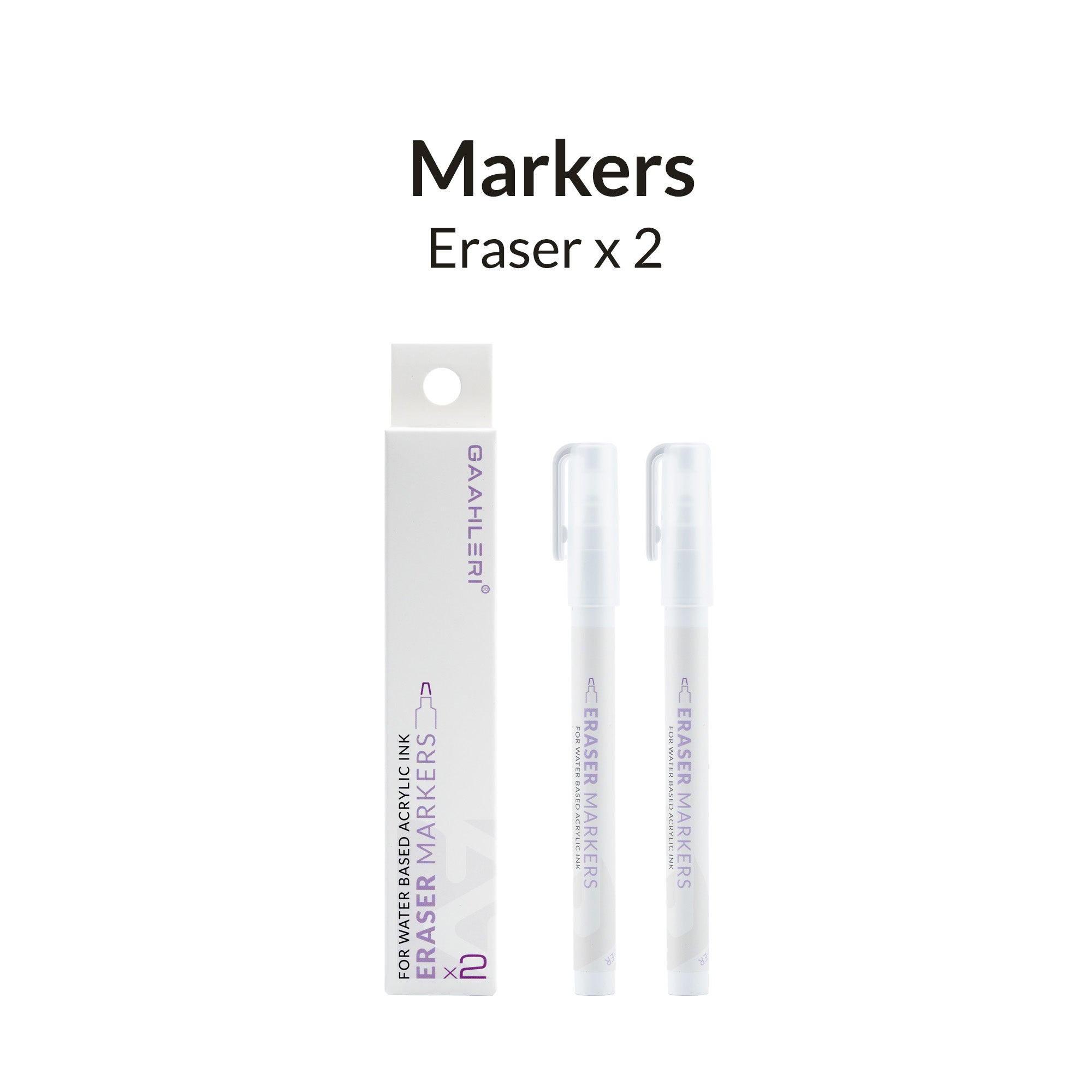 Markers * 2 Erasers