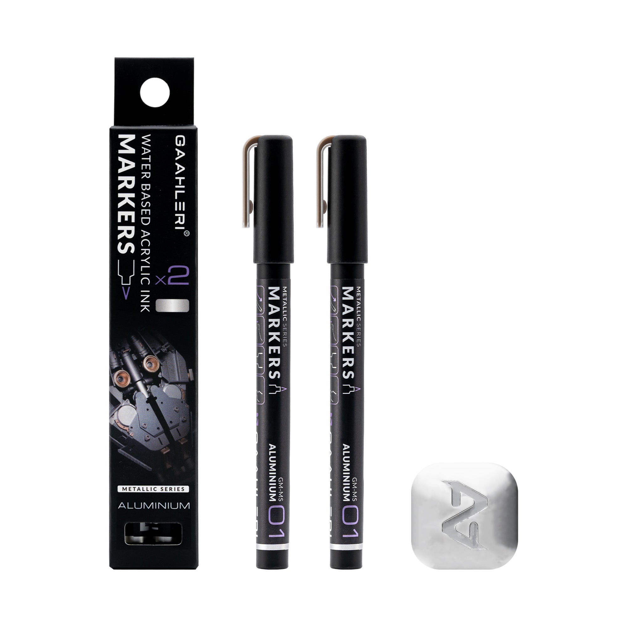 Metallic Series Markers * 2 Aluminium