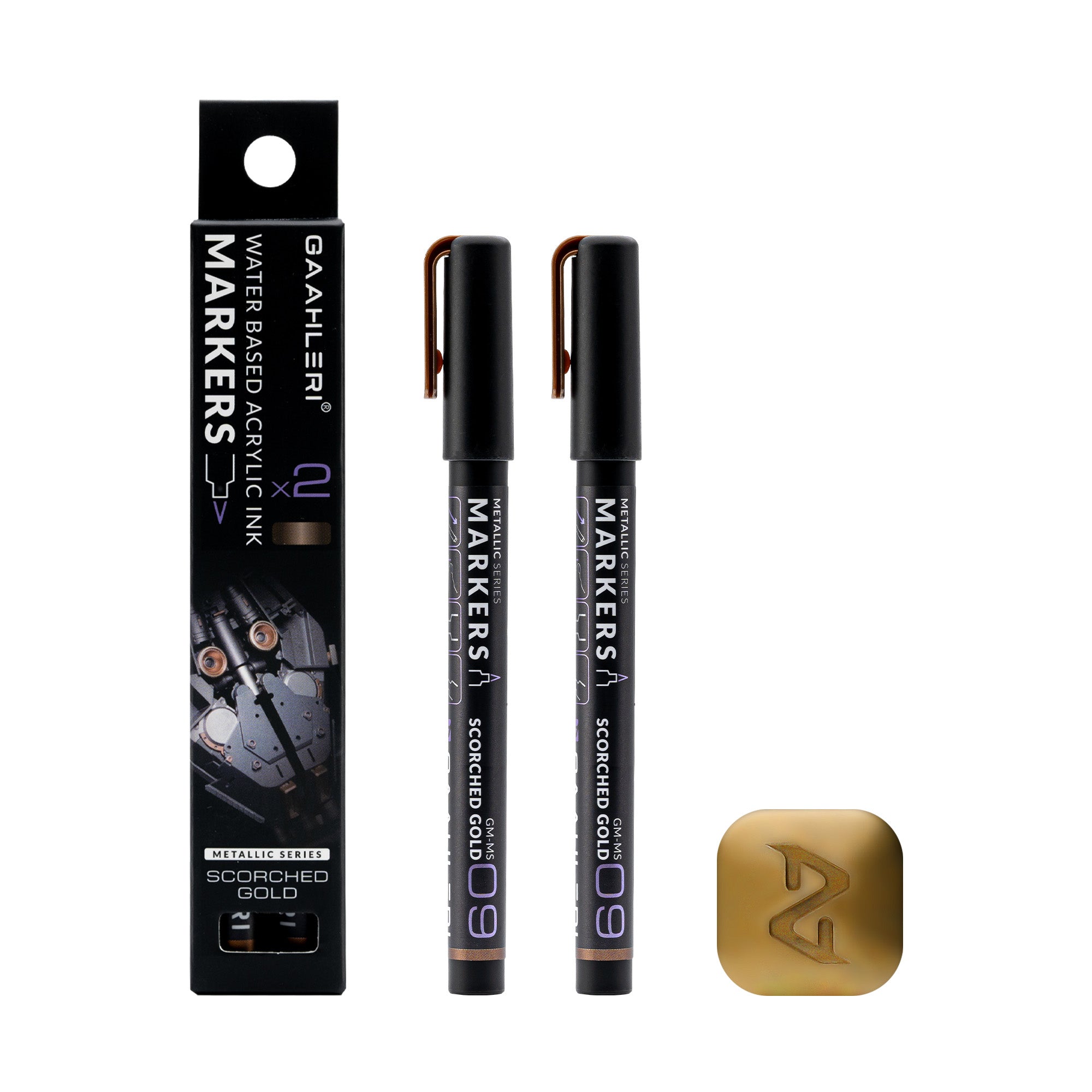Metallic Series Markers * 2 Scorched Gold