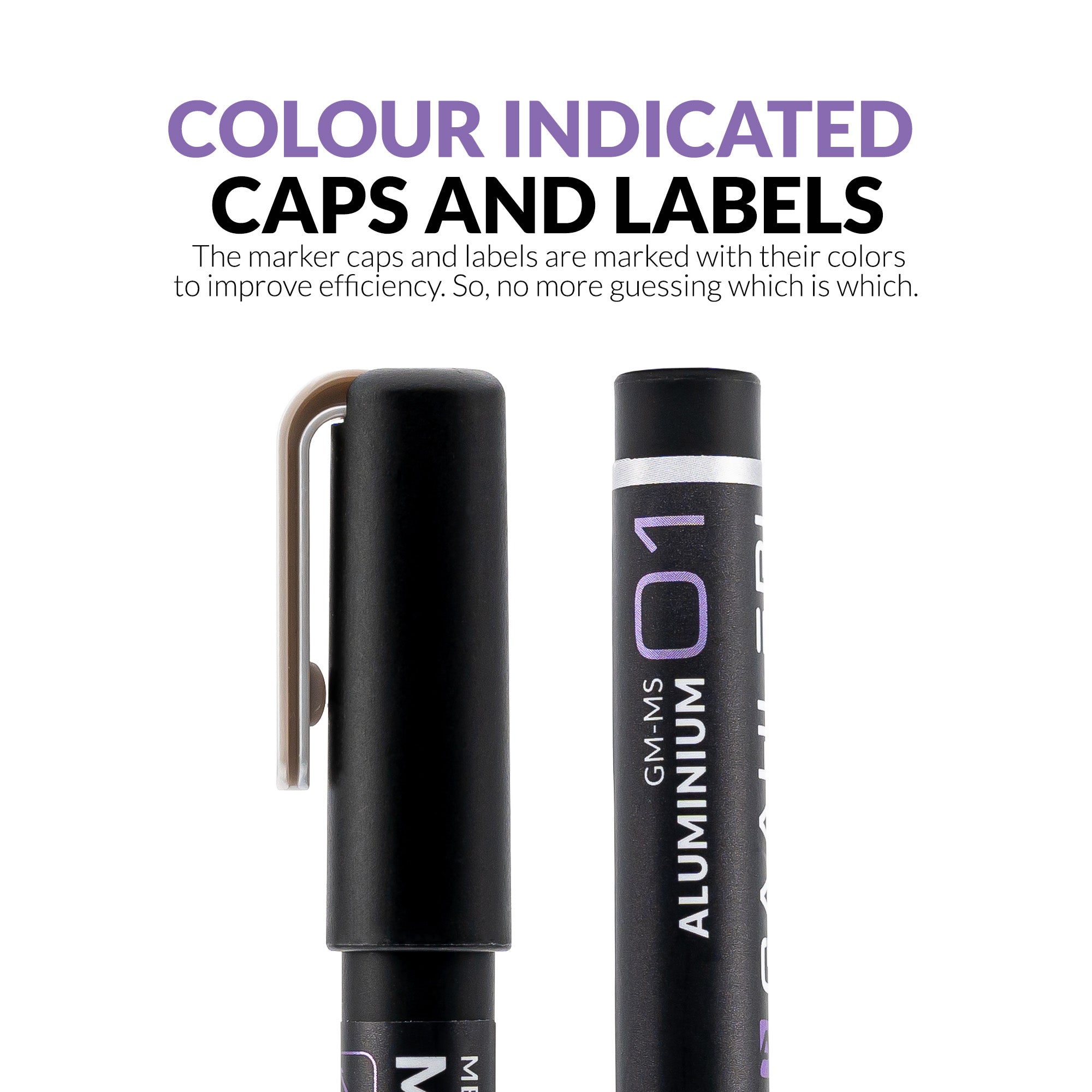 Metallic Series Markers * 2 Aluminium
