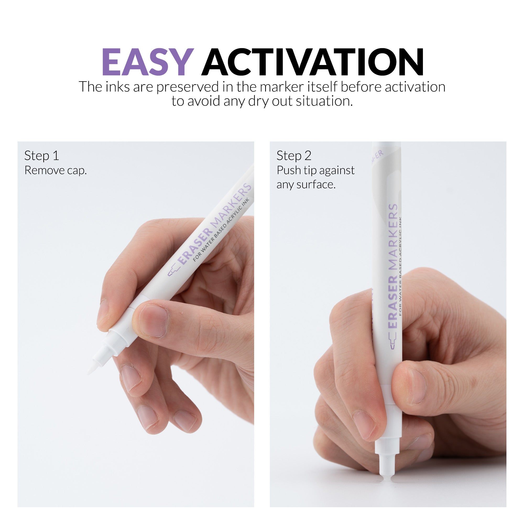 Markers * 2 Erasers