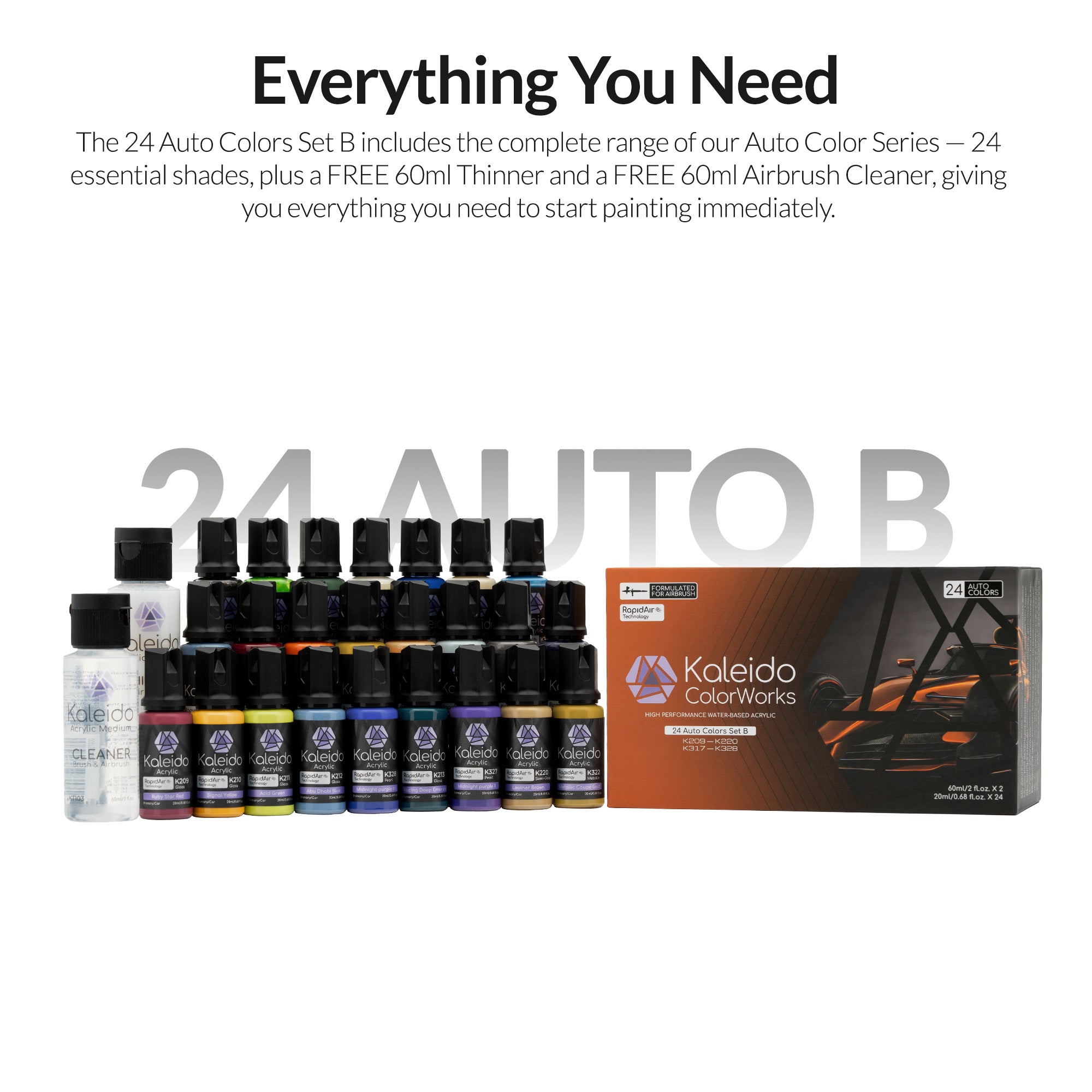 24 Auto Colors Set B-Set