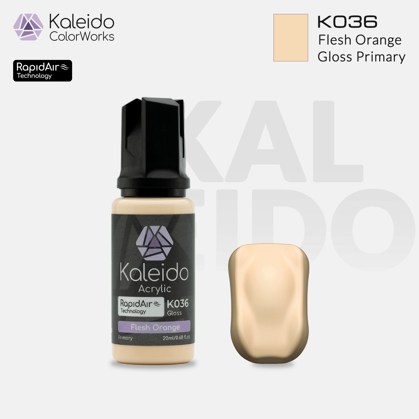 K036 Flesh Orange X 6