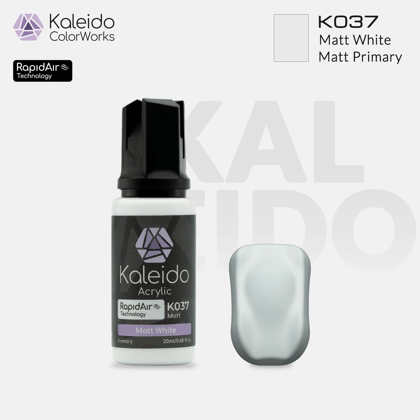 K037 Matt White X 6