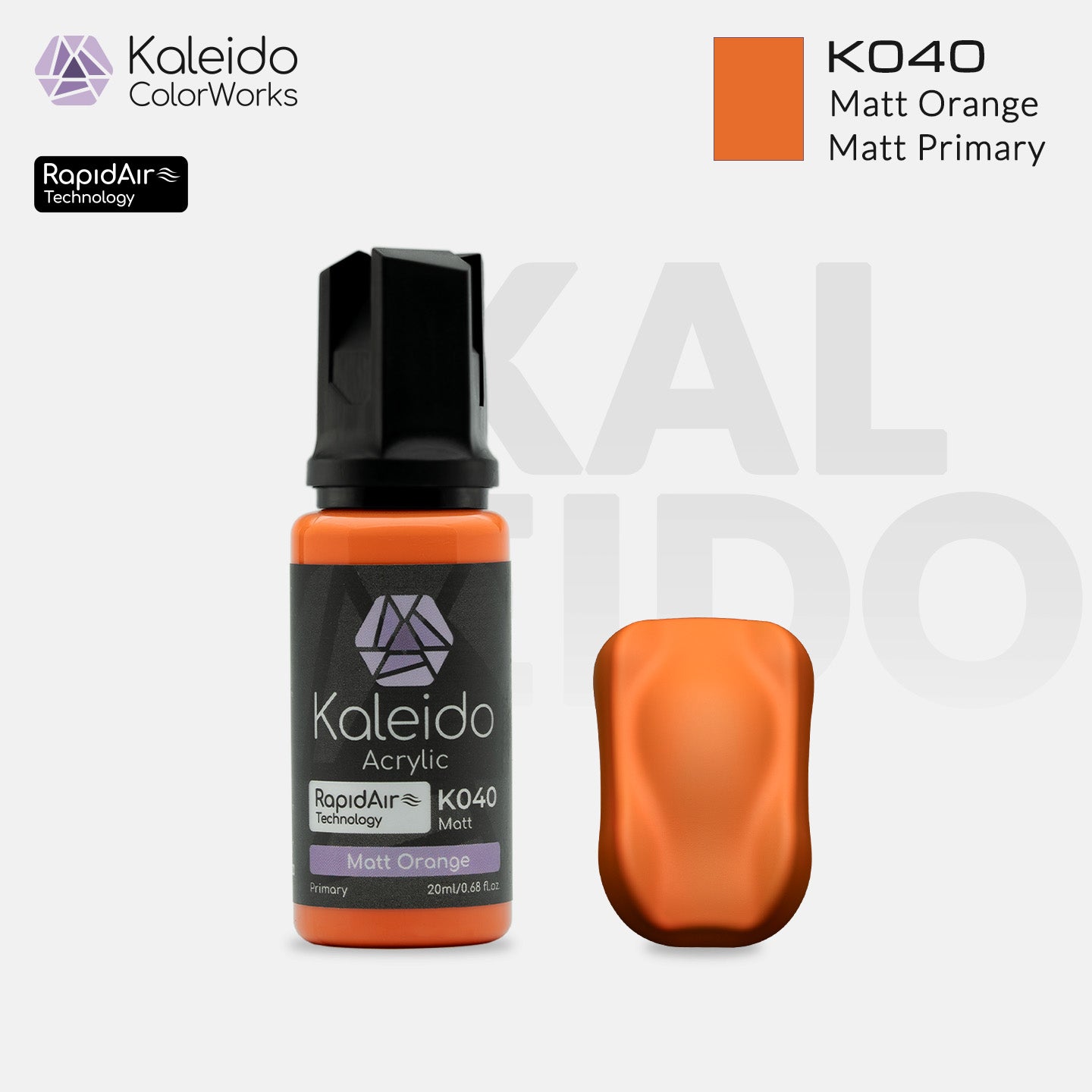 K040 Matt Orange X 6
