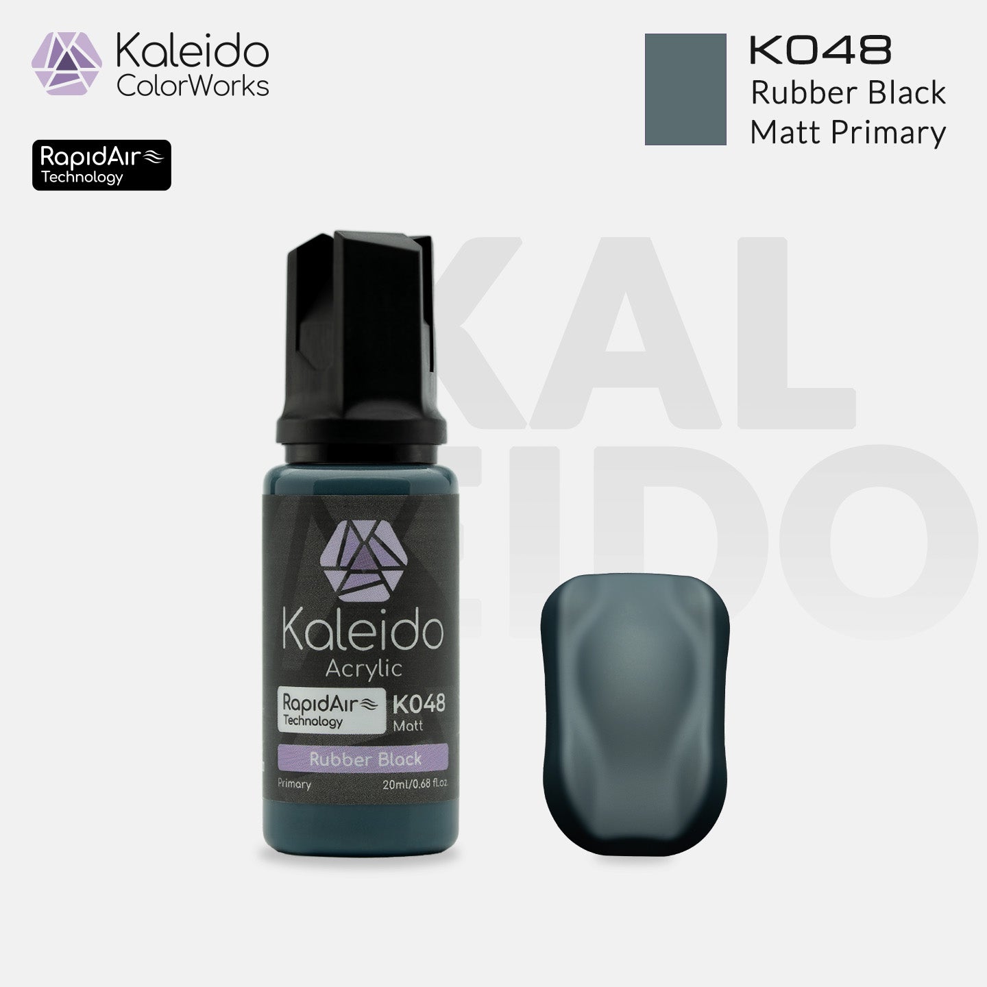 K048 Rubber Black X 6