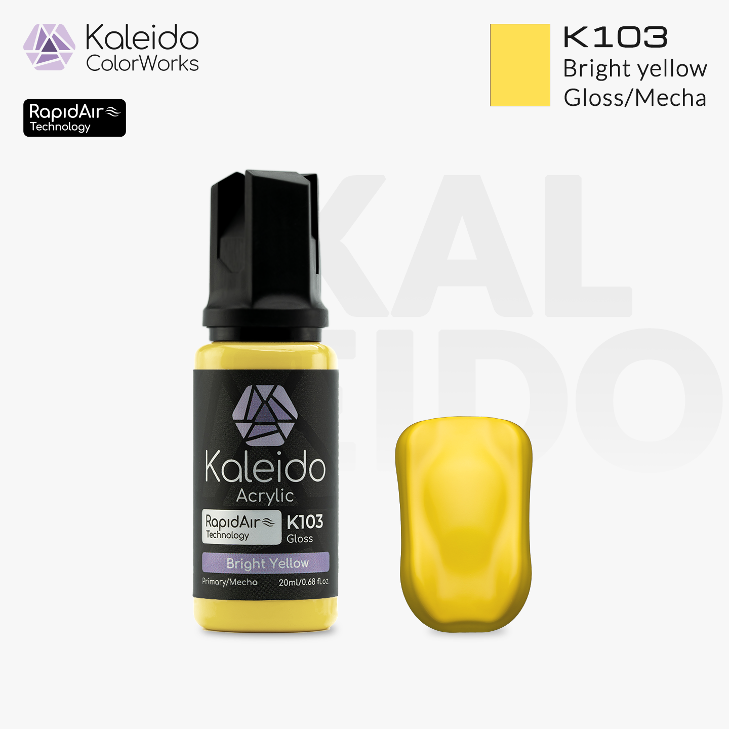 K103 Bright yellow X 6