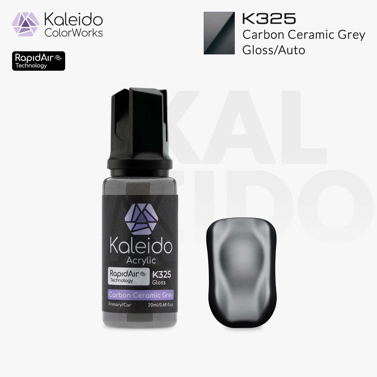 K325 Carbon Ceramic Grey X 6