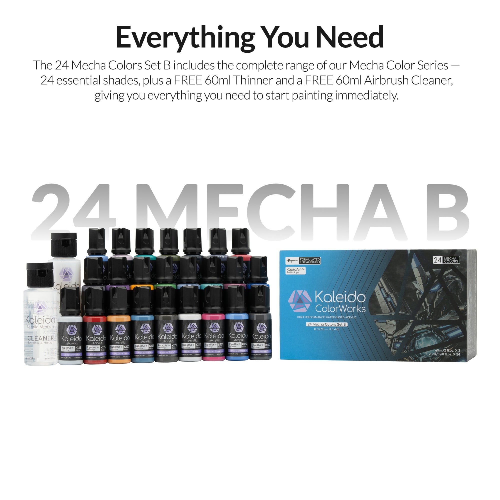 24 Mecha Colors Set B-Set