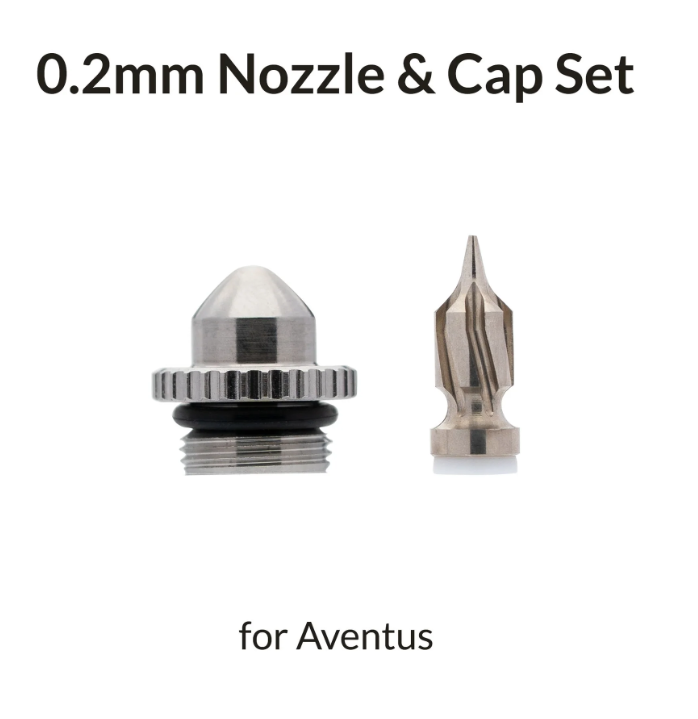 Aventus II 0.2mm Vortex Nozzle & Cap Set