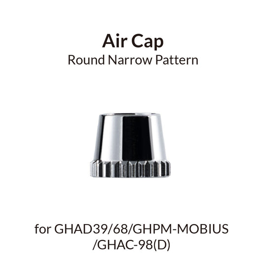 Airbrush Round Narrow Air Cap for Premium Mobius