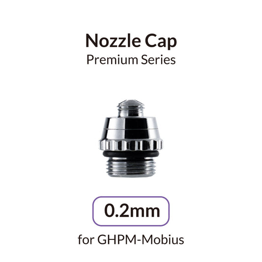 Airbrush 0.2mm Nozzle Cap for Premium Mobius