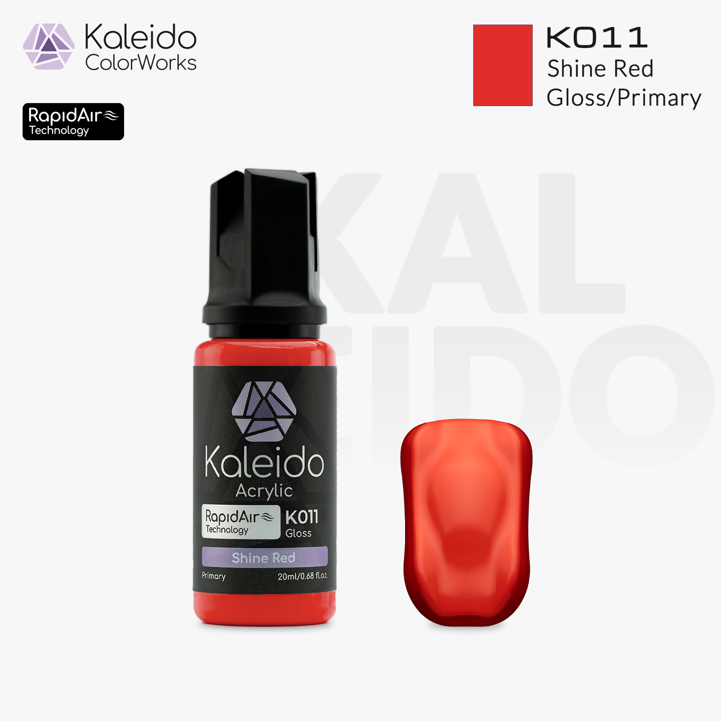 K011 Shine Red  X 6