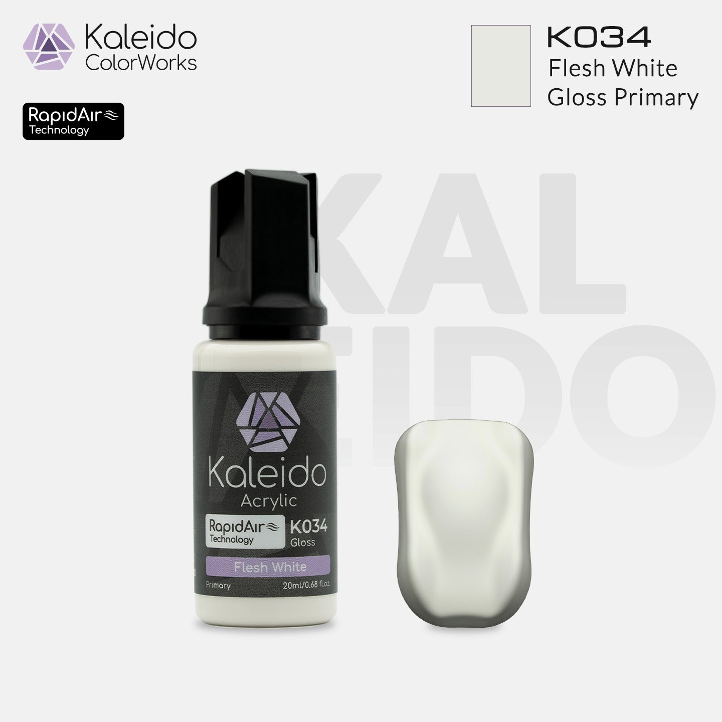 K034 Flesh White X 6