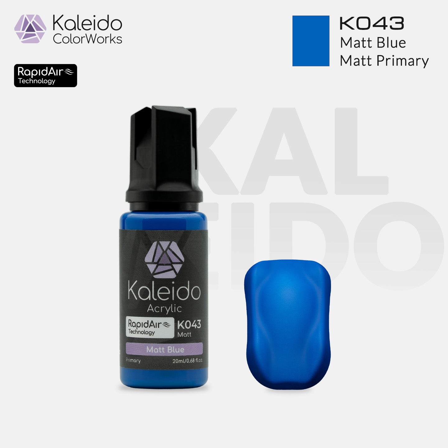 K043 Matt Blue X 6