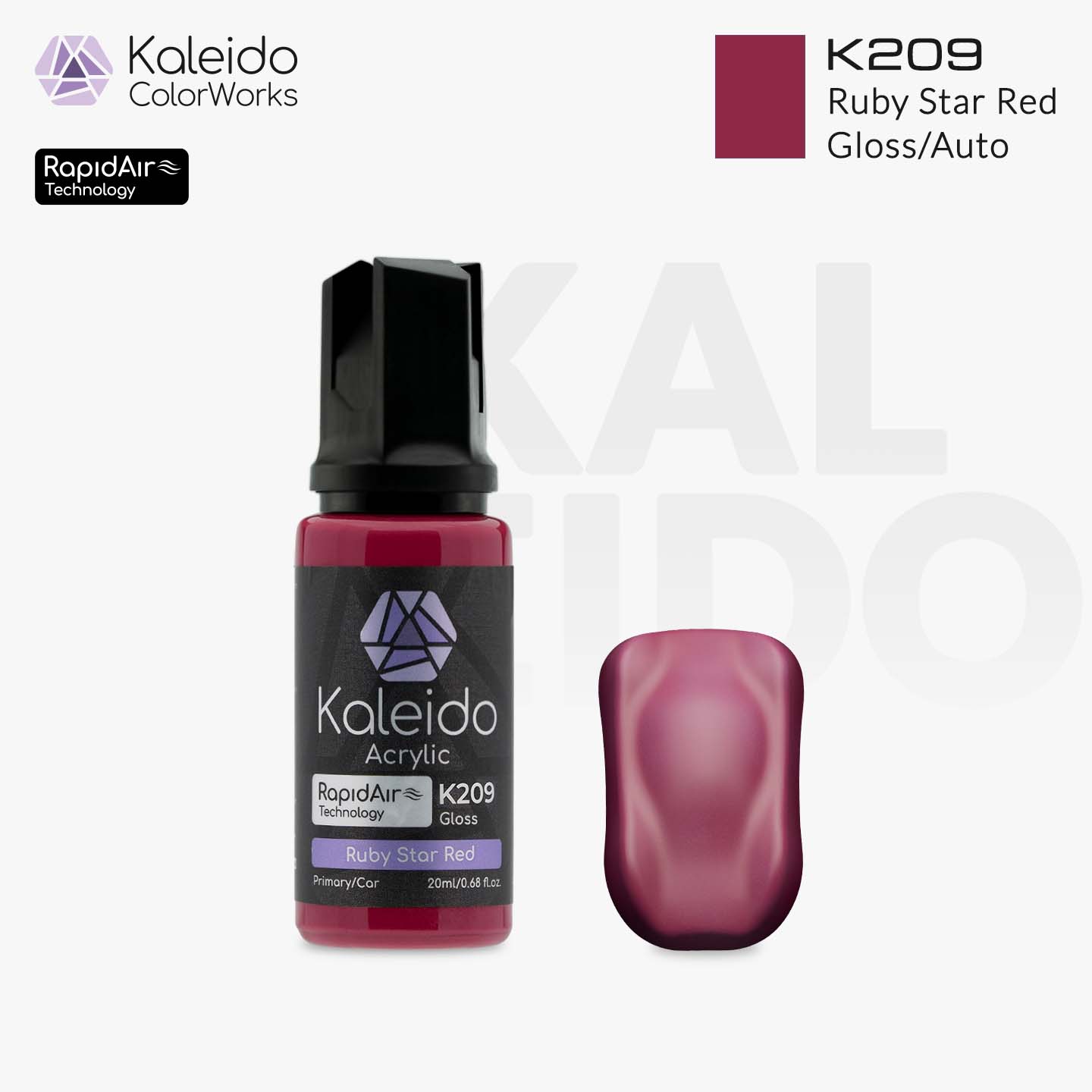 K209 Ruby Star Red X 6