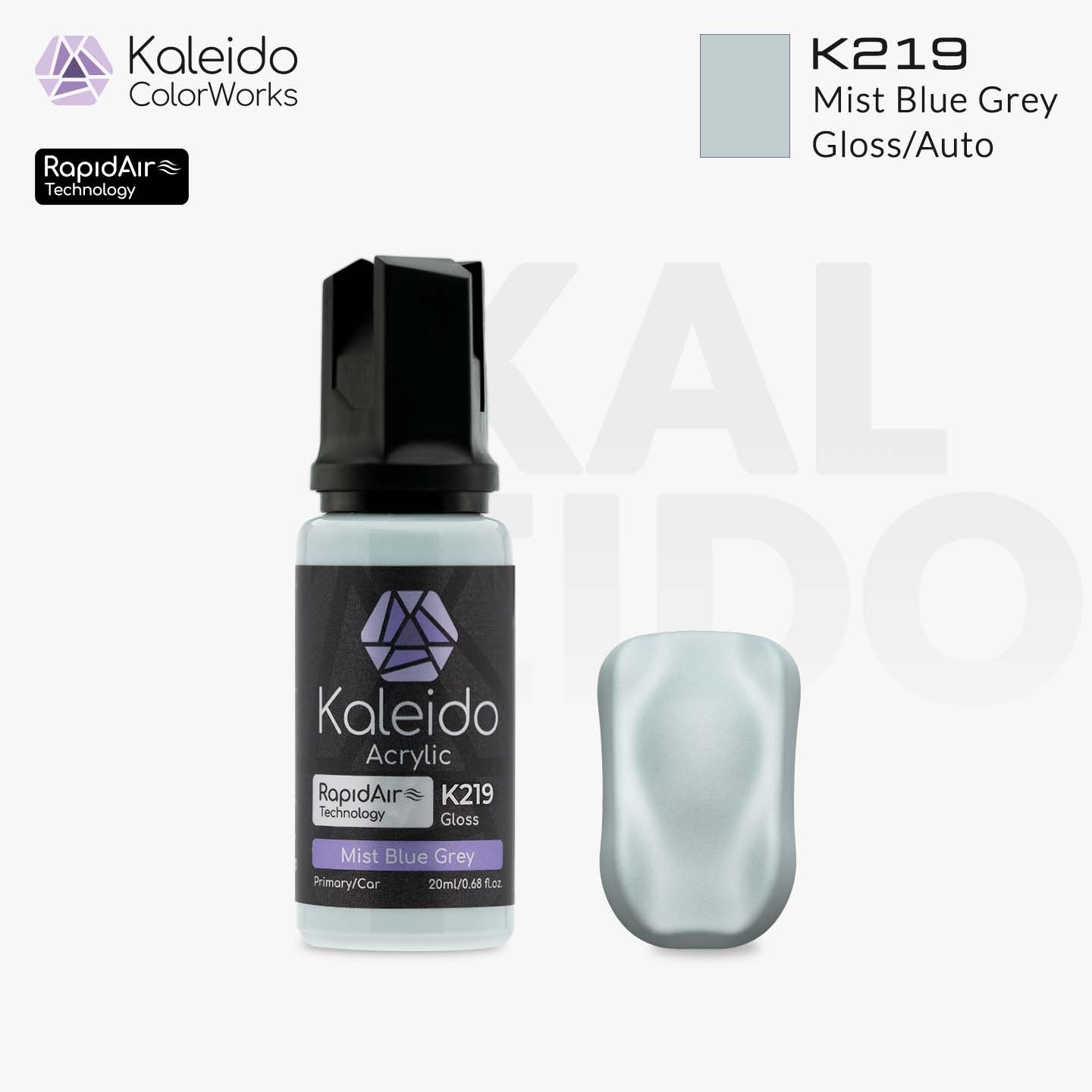 K219 Mist Blue Grey X 6