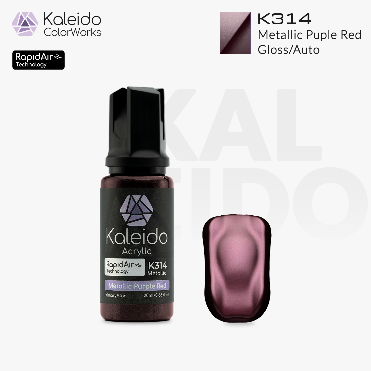 K314 Metallic Purple Red X 6