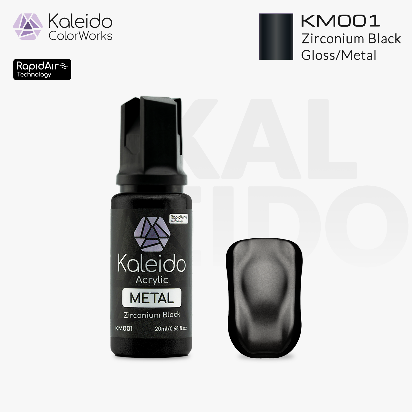 KM001 Zirconium Black X 6