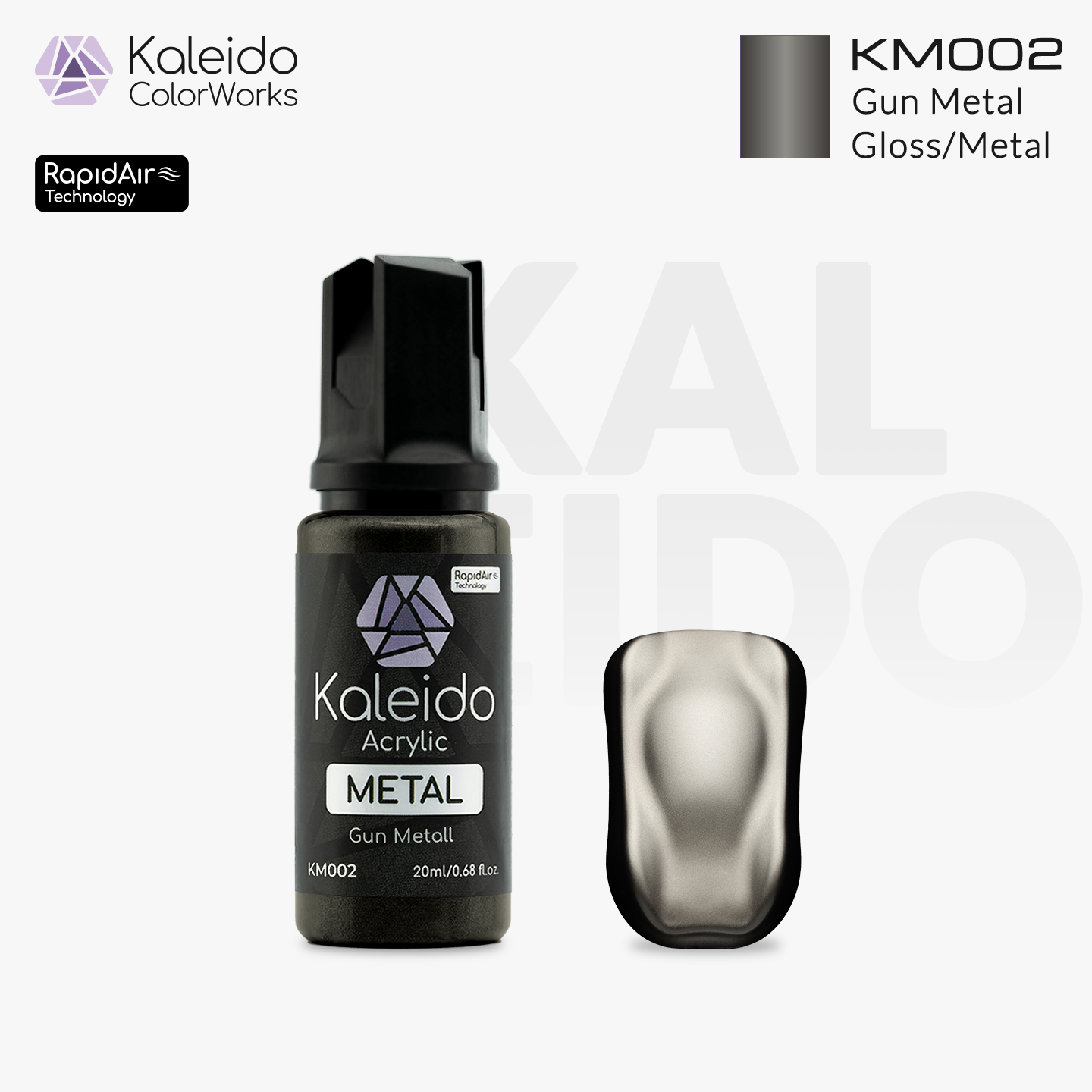 KM002 Gun Metal X 6